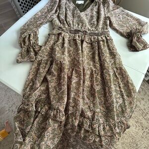 Floral Paisley Boutique Dress